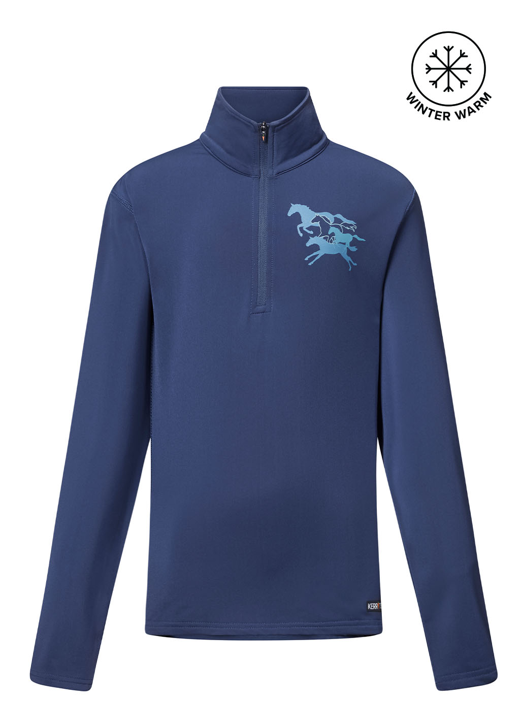 NIGHTSKY::variant::Kids In Stride Quarter Zip Tech Top