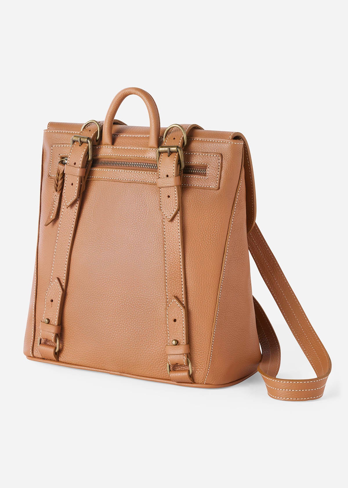 Bronzed Caramel::variant::Oughton Paddock Convertible Backpack Purse