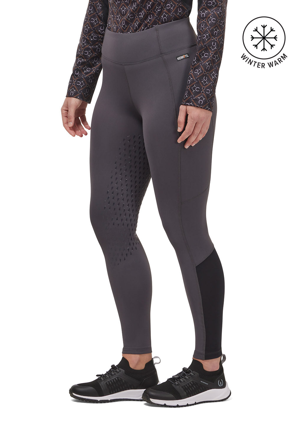 CINDER/ BLACK::variant::Thermo Tech Full Leg Tight