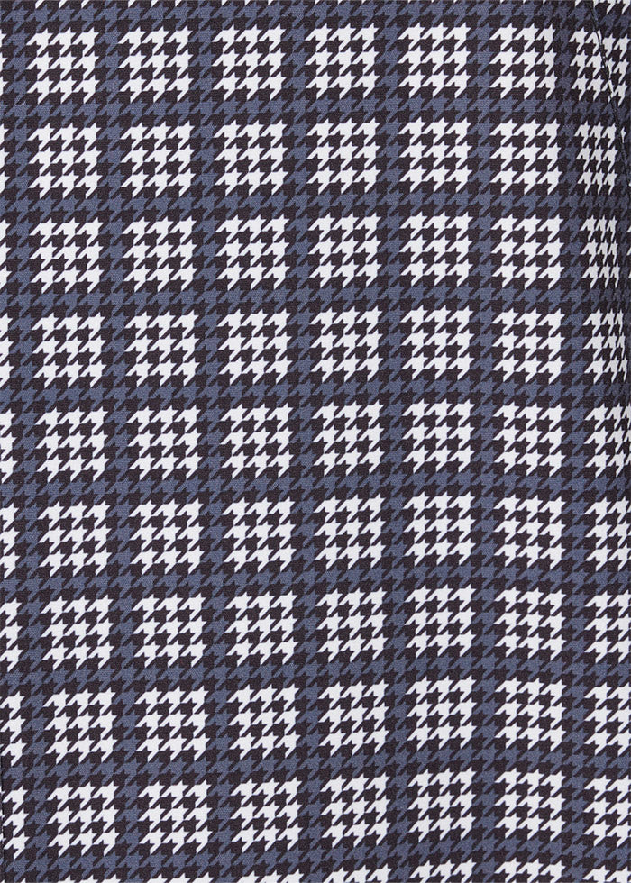 BLACK HOUNDSTOOTH PLAID::variant::Rein Check Waterproof Shell - Print