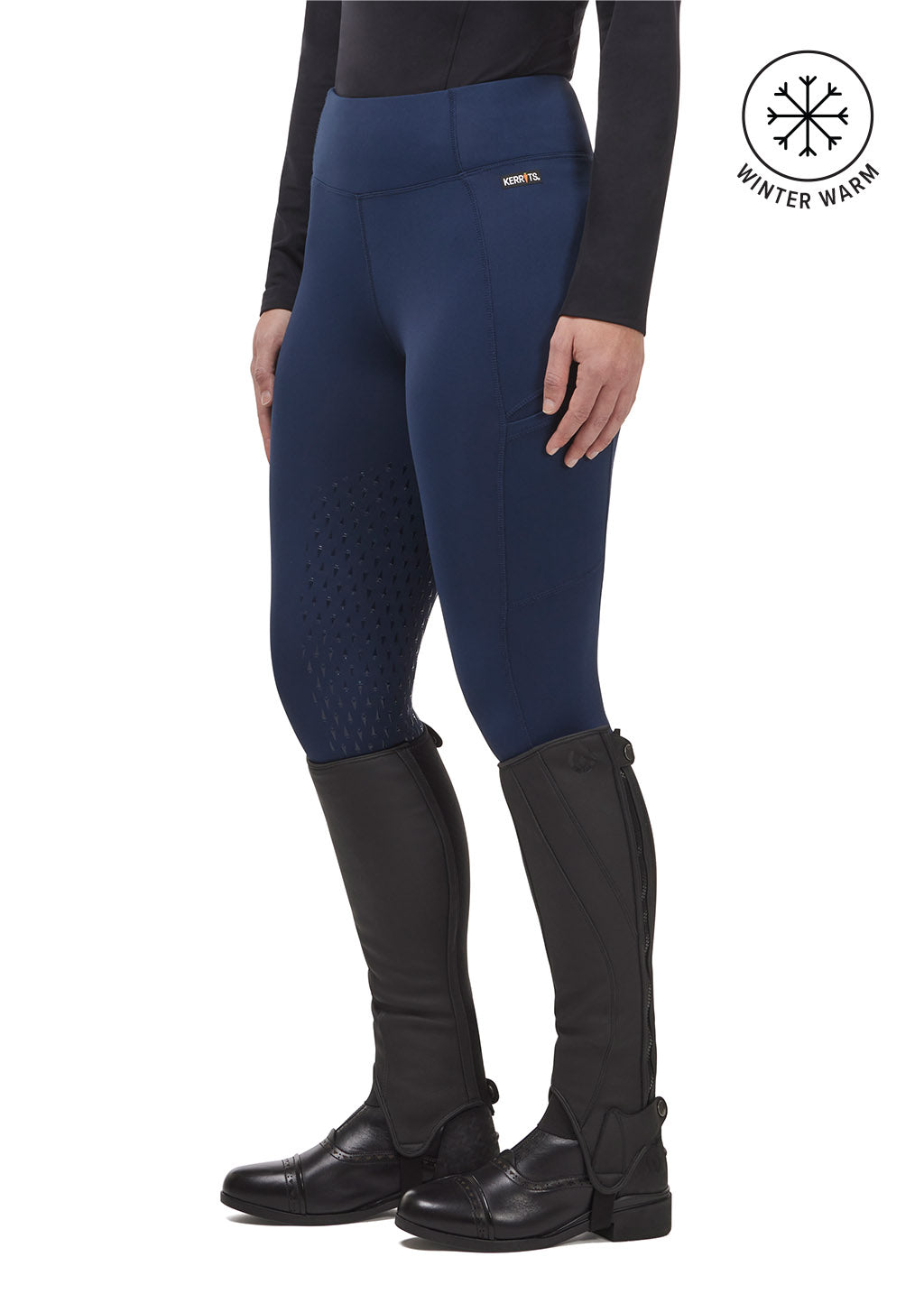 NIGHTSKY/ BLACK::variant::Thermo Tech Full Leg Tight