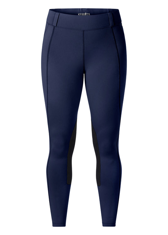 Jockey blue full length light weight running tights leggings wide waist  band XL