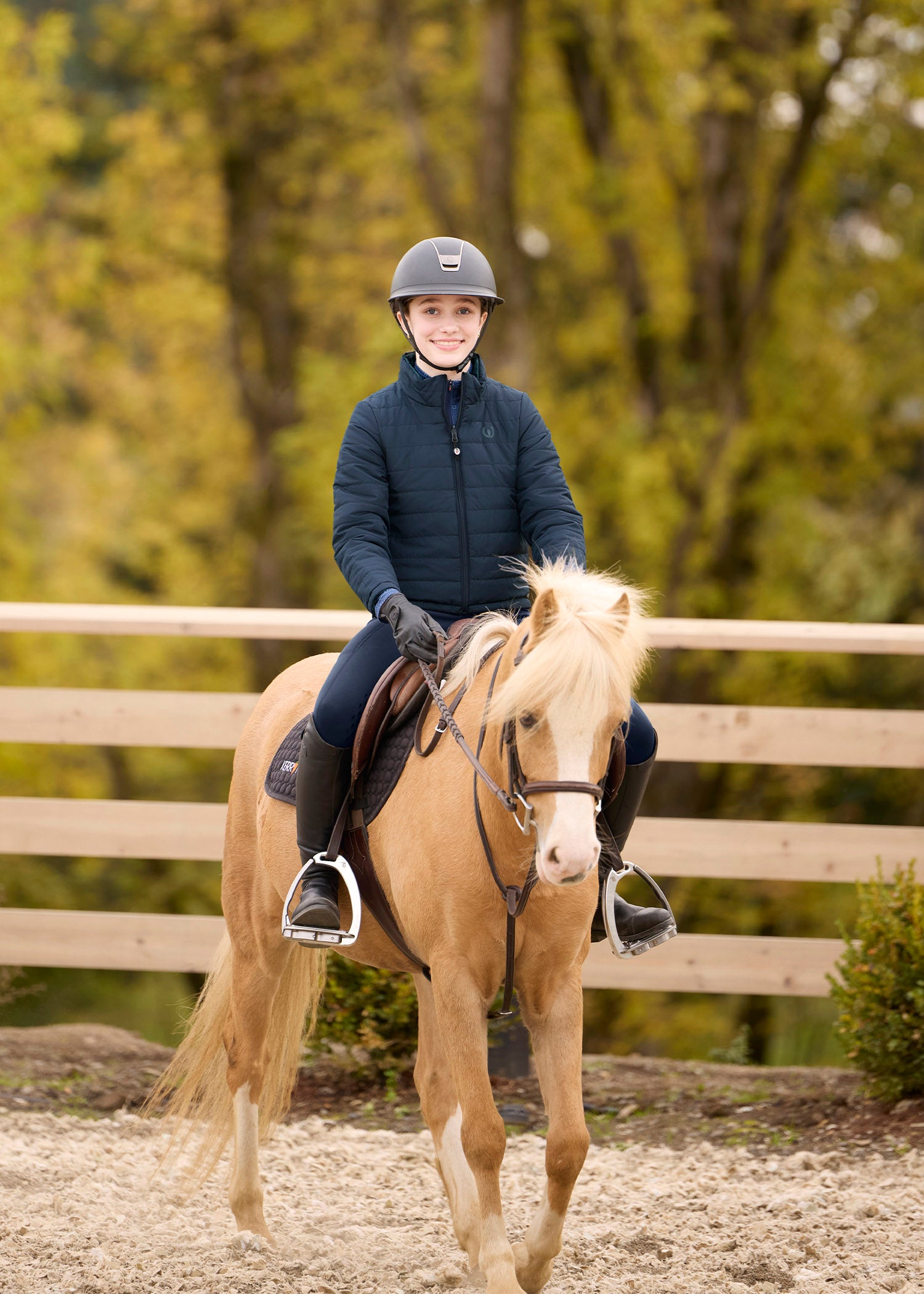 Kids Power Stretch® Knee Patch Pocket Riding Tight
