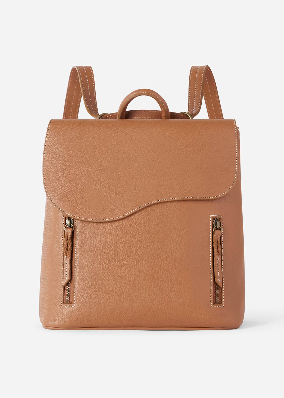 Bronzed Caramel::variant::Oughton Paddock Convertible Backpack Purse