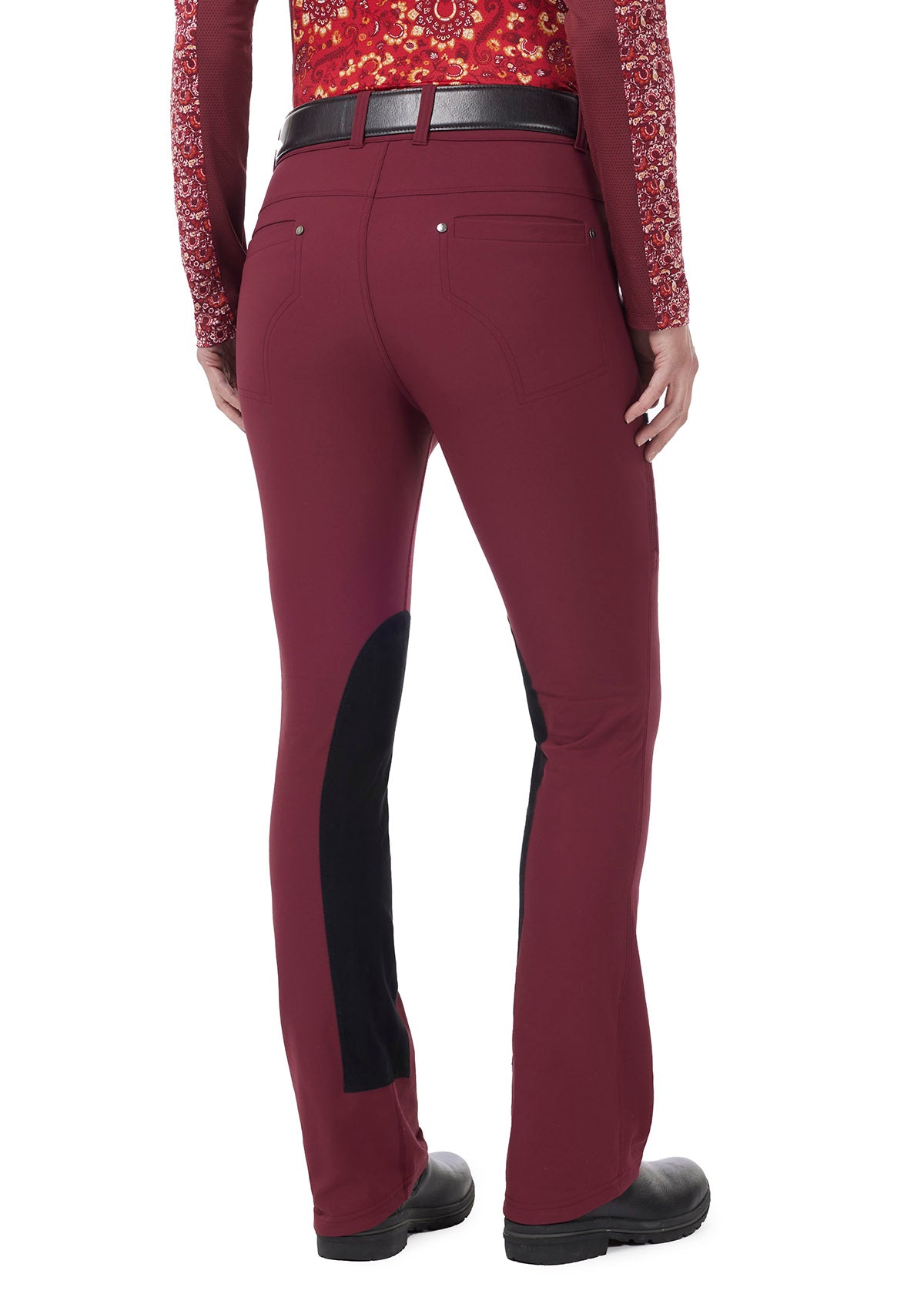 SANGRIA::variant::Dynamic Extended Knee Patch Bootcut Breech