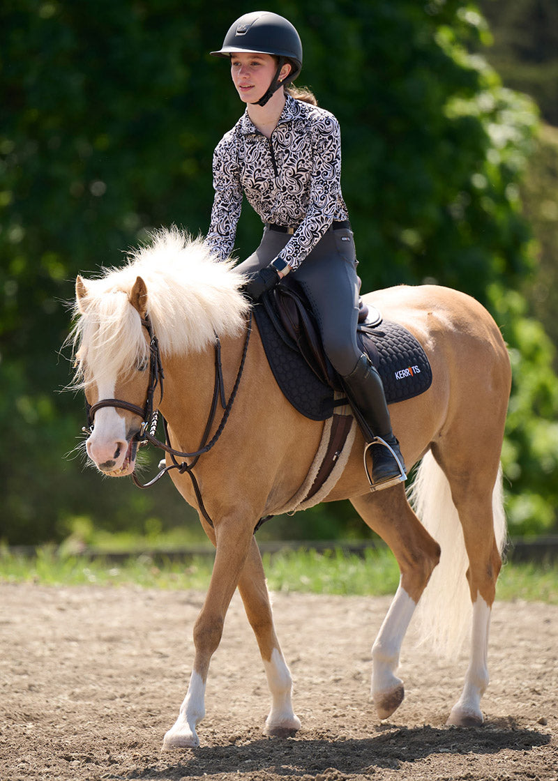 Kids Coolcore® Silicone Full Leg Riding Tech Tight