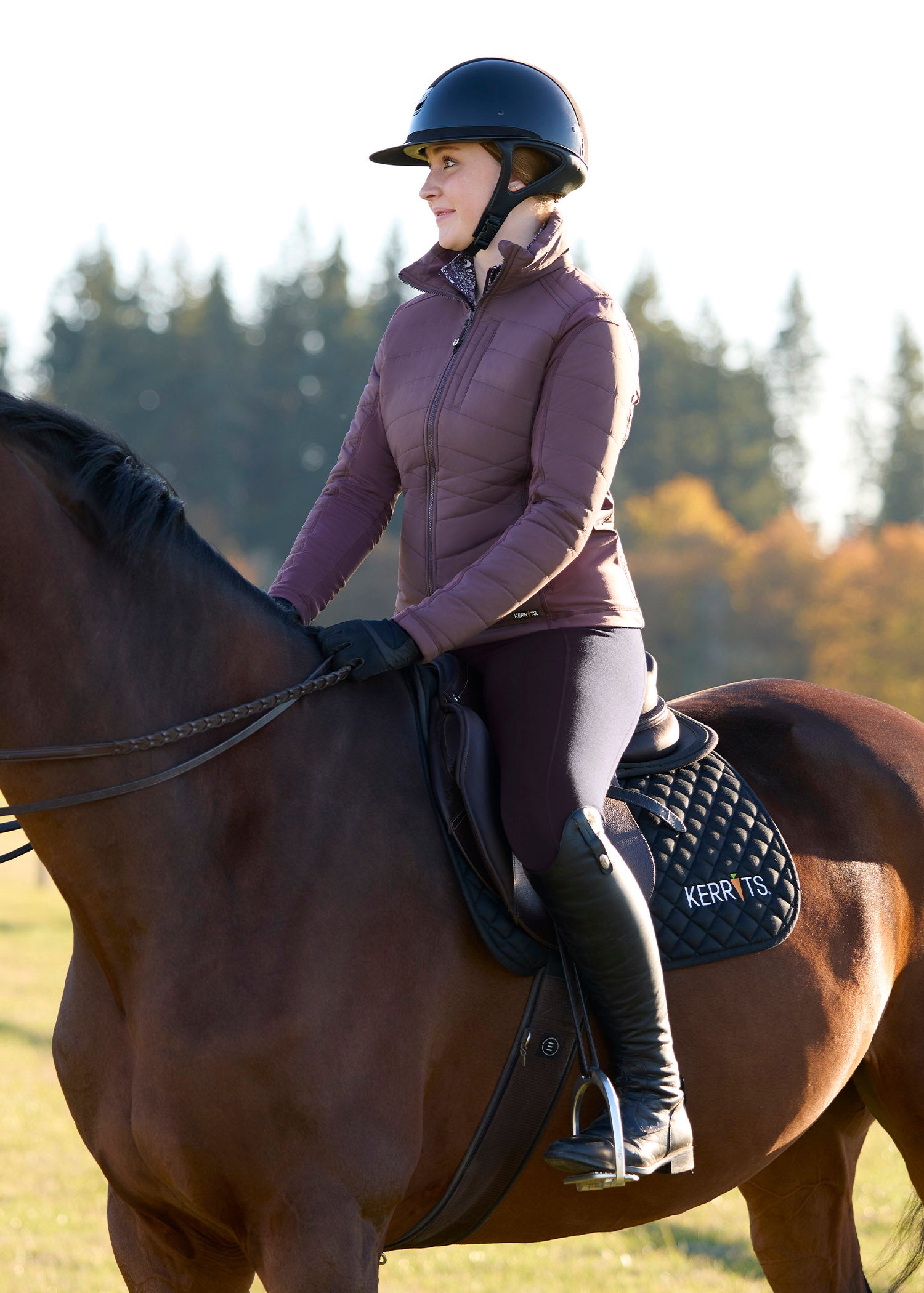 Power Stretch® Fleece Knee Patch Pocket Riding Tight