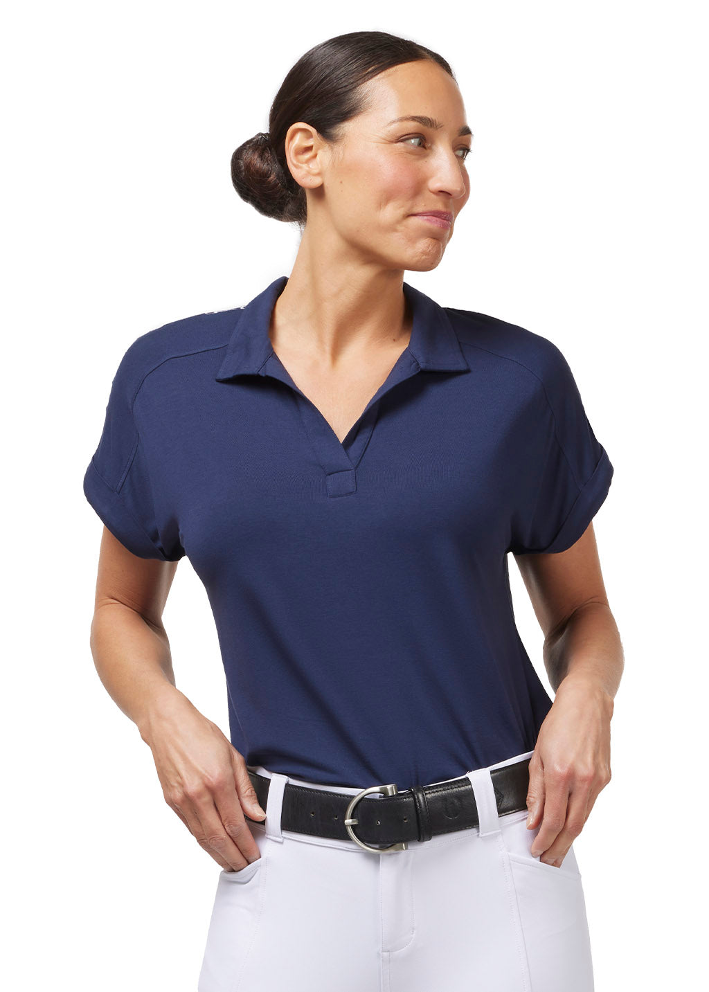 NAVY::variant::Bit of Luxe Polo Shirt
