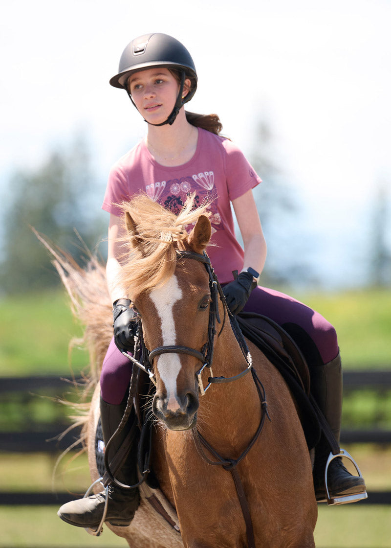 Kids Performance Knee Patch Pocket Riding Tight