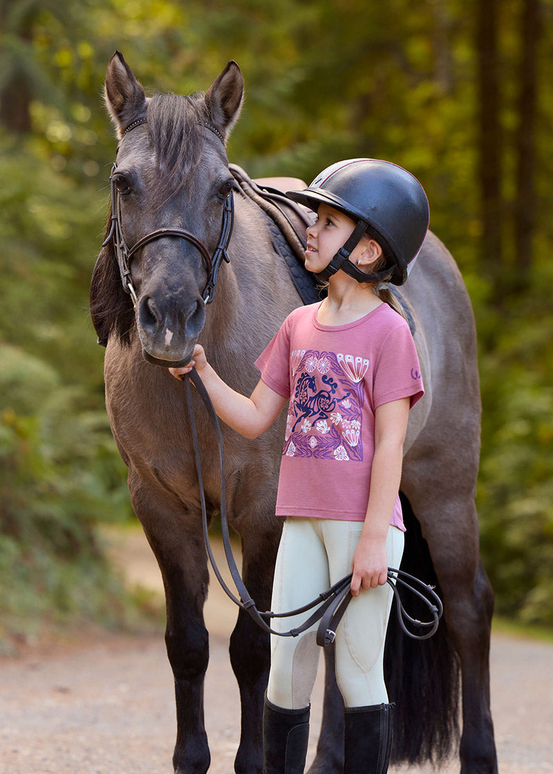 Kids Performance Knee Patch Pocket Riding Tight