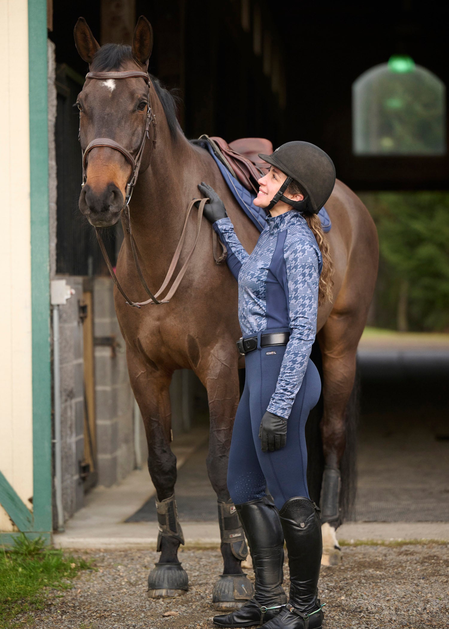 Power Stretch® Fleece Knee Patch Pocket Riding Tight
