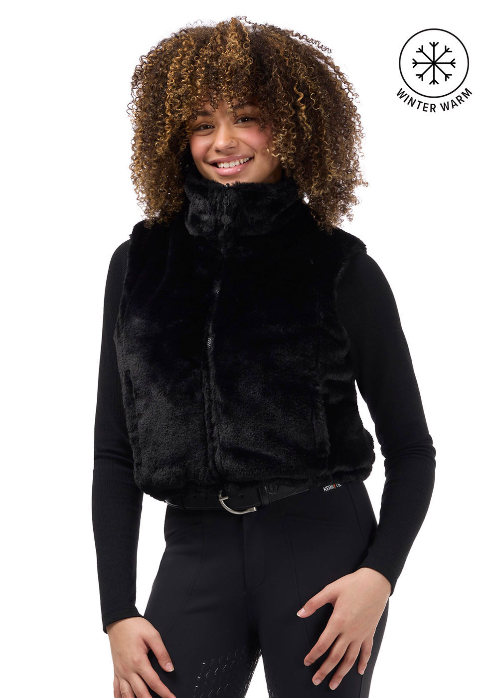 Skyline Houndstooth Reversible Puffer Vest
