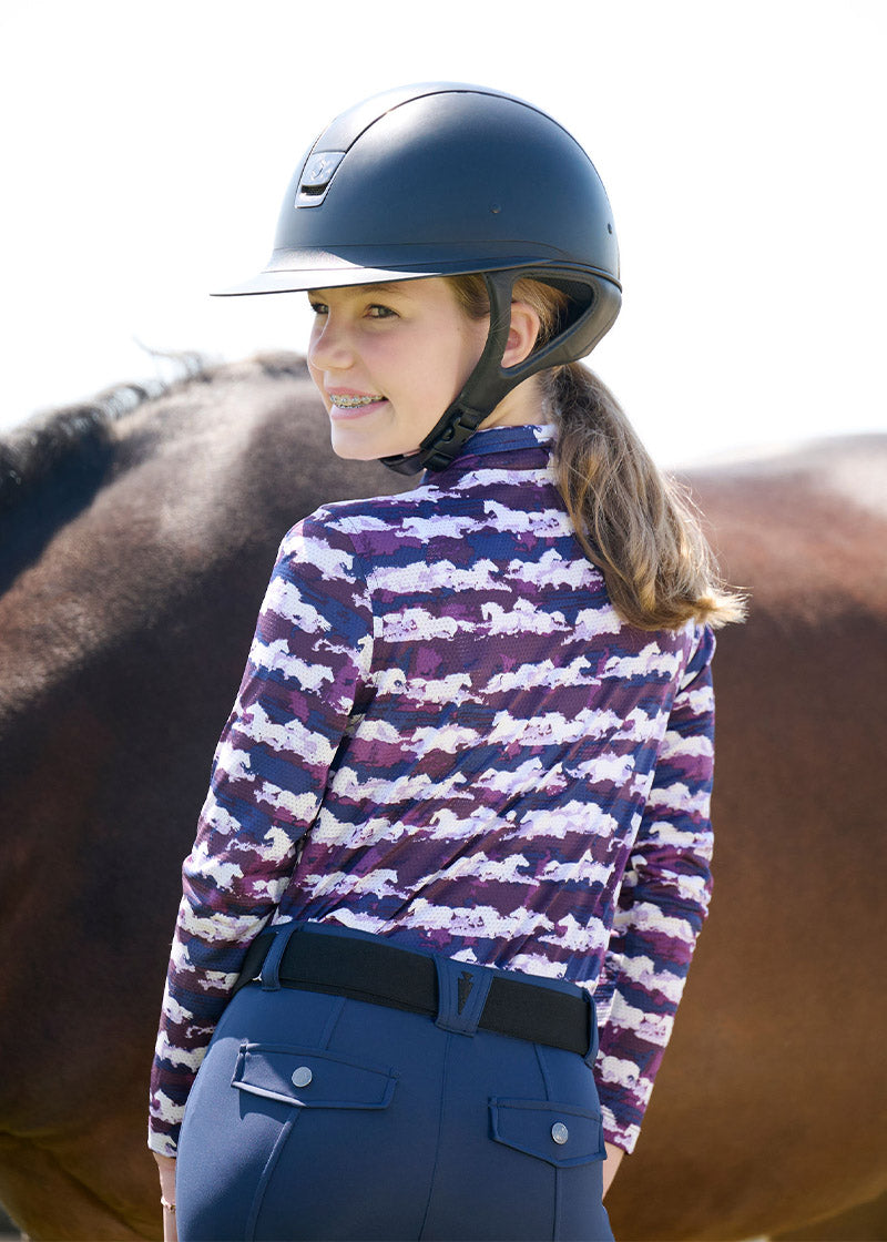 Kids EquiBreeze Ice Fil® Long Sleeve Shirt