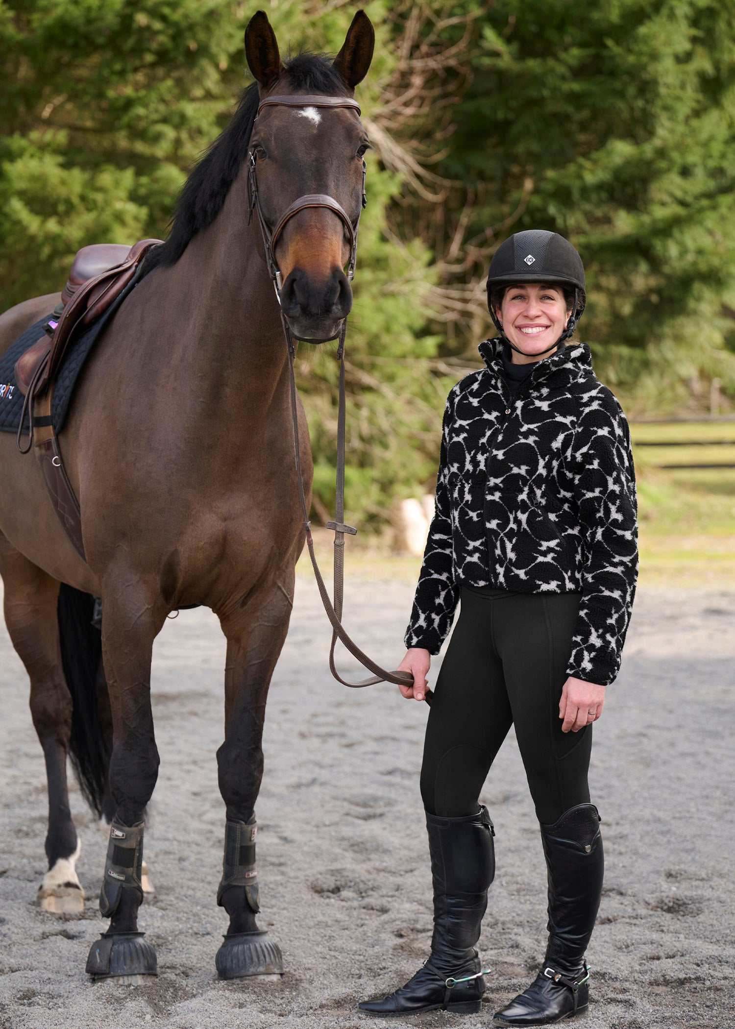 Sit Tight Wind Pro® Knee Patch Winter Riding Tight