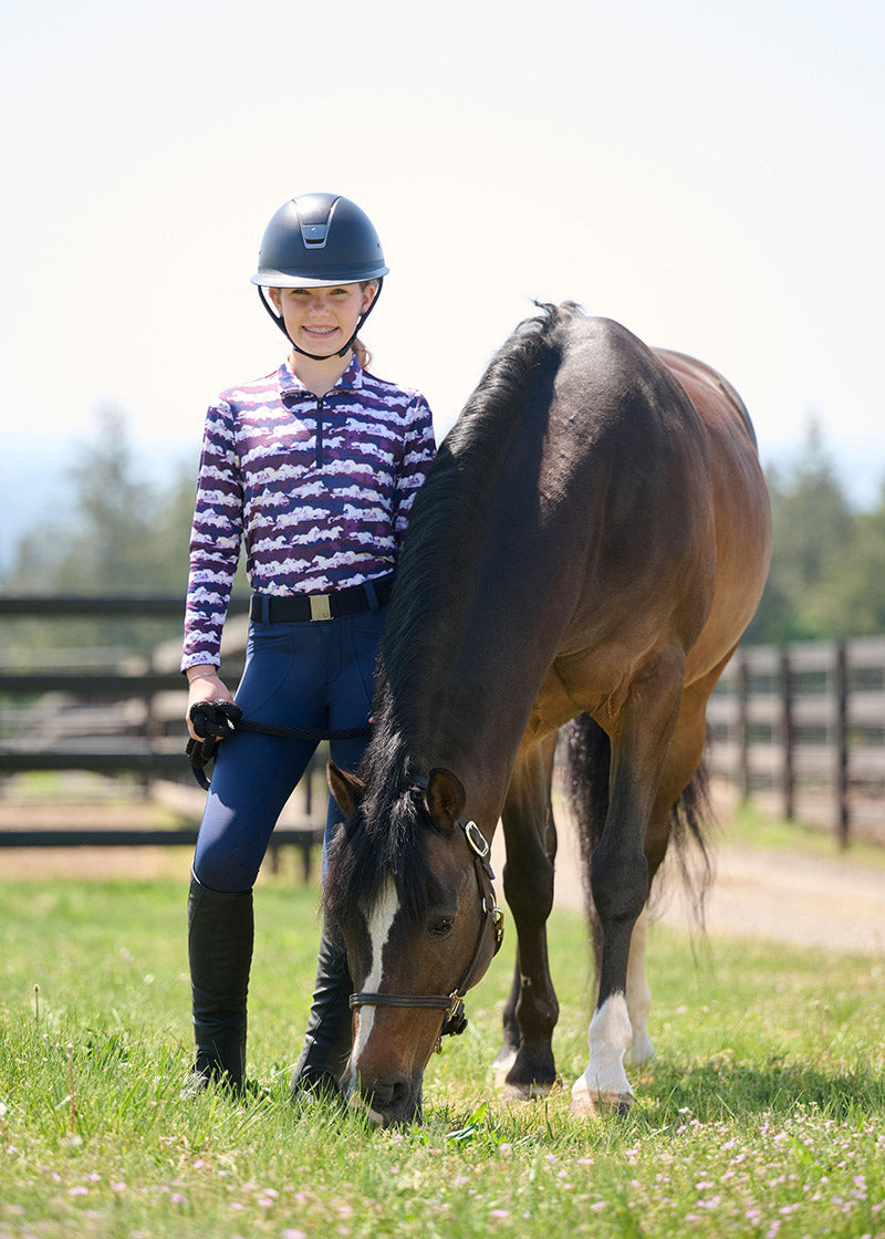 Kids EquiBreeze Ice Fil® Long Sleeve Shirt