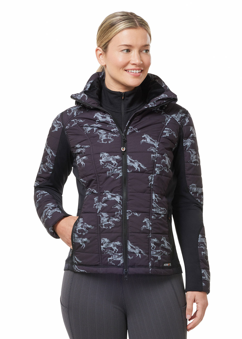 Light and Lofty Quilted Riding Jacket - Print – Kerrits Equestrian
