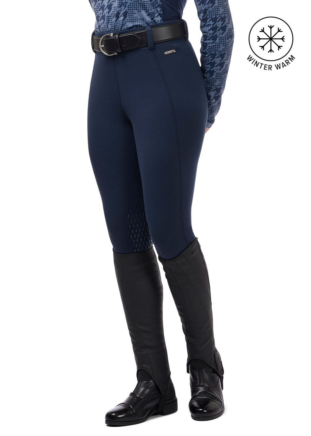 Power Stretch® Fleece Knee Patch Pocket Riding Tight