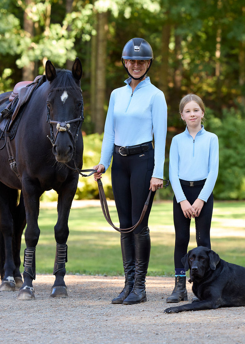 Kids Ice Fil® Lite Long Sleeve Riding Shirt