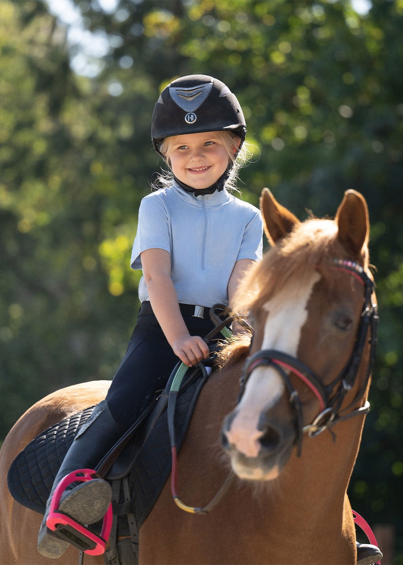 Kids Ice Fil® Lite Short Sleeve Riding Shirt