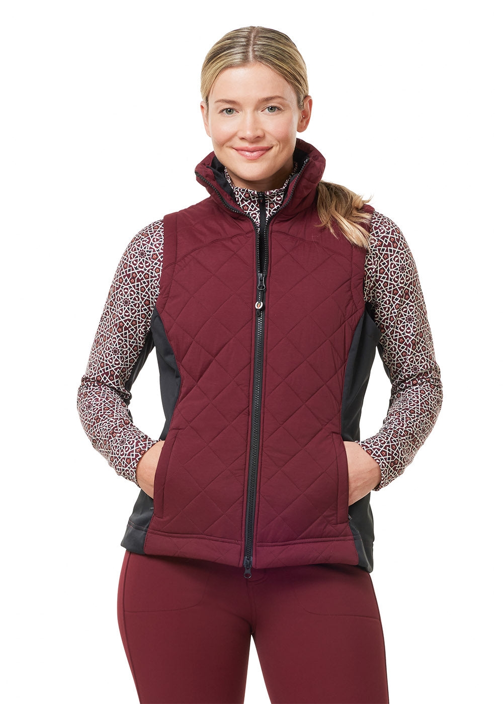SANGRIA::variant::Full Motion Quilted Riding Vest