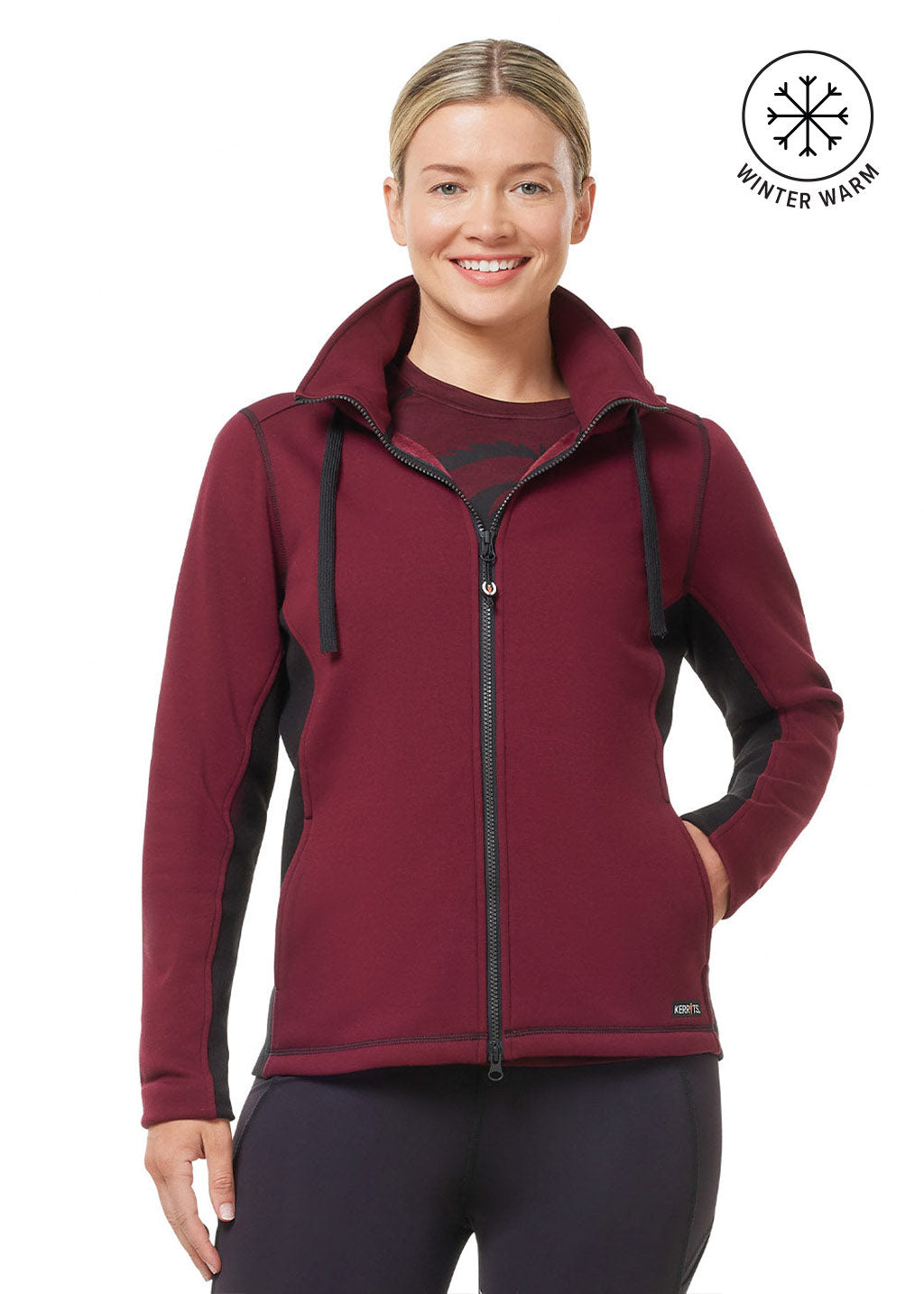 SANGRIA::variant::Double Take Full Zip Fleece Hoodie