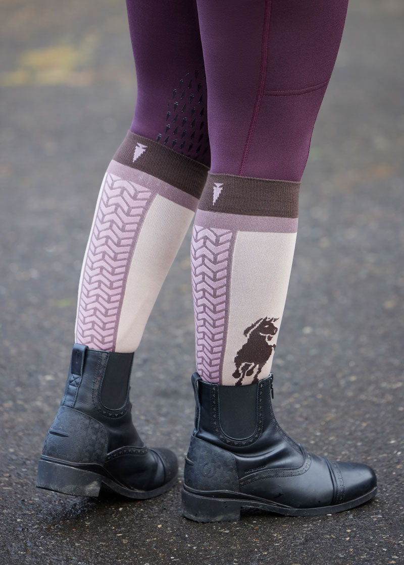 BLUSH::variant::Free Spirit Wool Knee Hi Socks