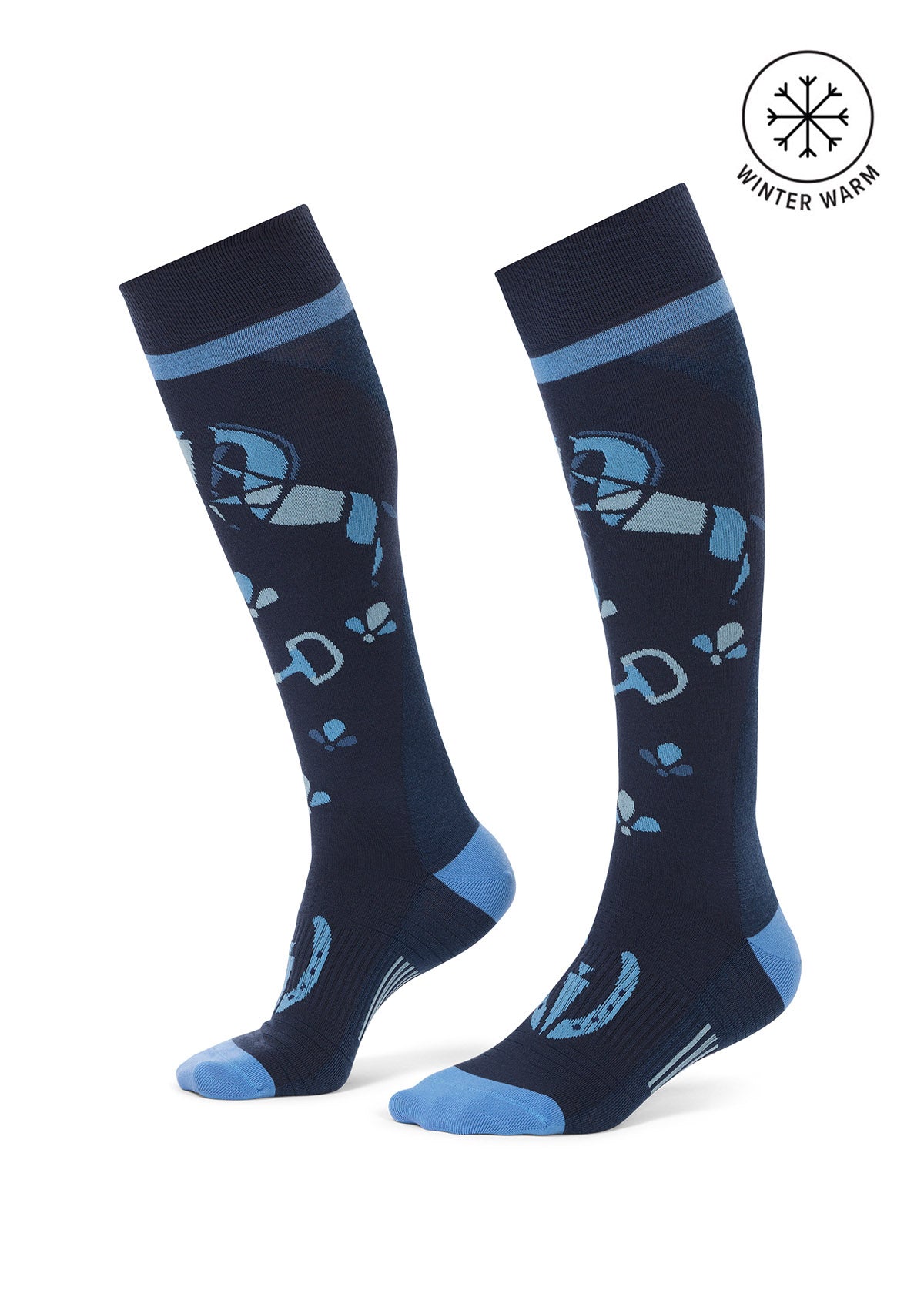 Kids Happy Horse Wool Knee-Hi Socks