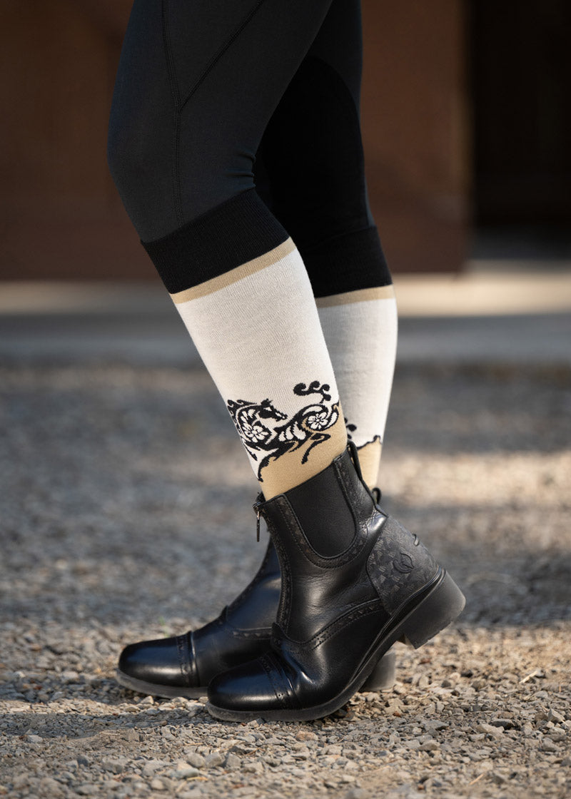 Frolic Horse Knee-Hi Socks