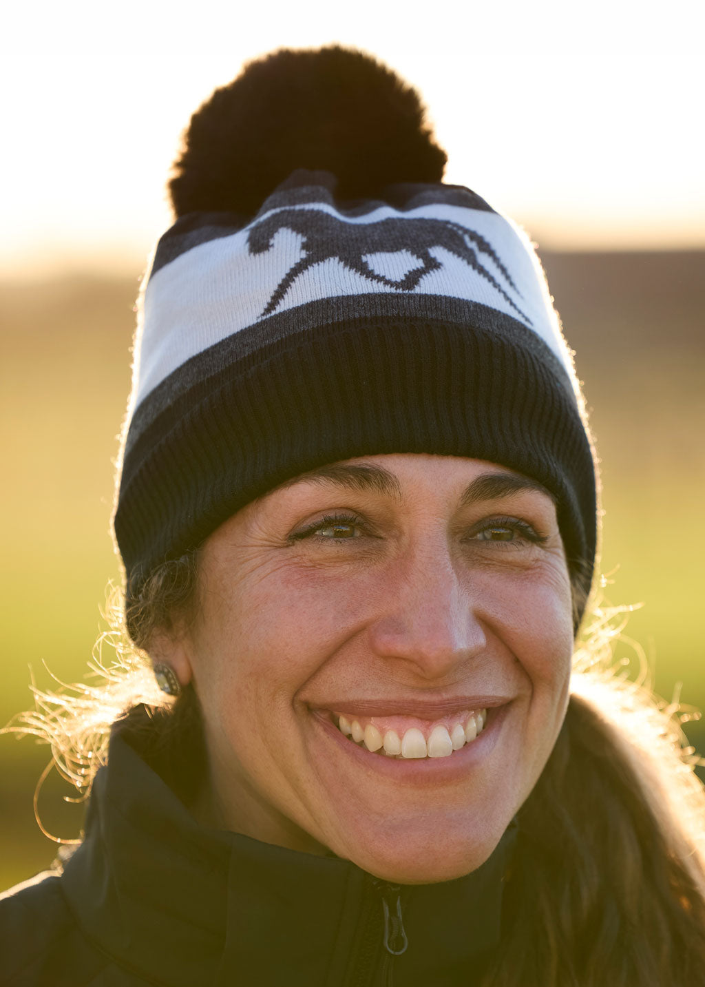 Pony Pom Winter Hat