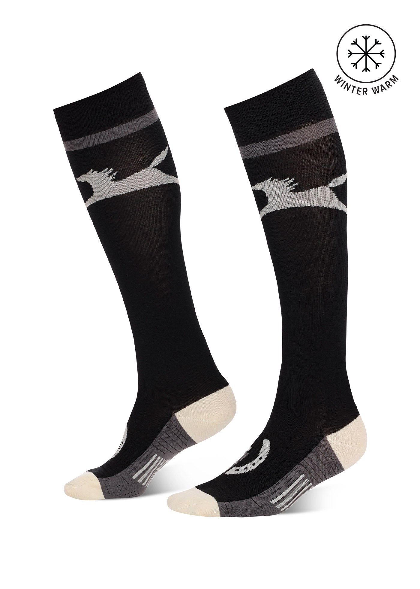 Flying Horse Wool Knee-Hi Riding Socks