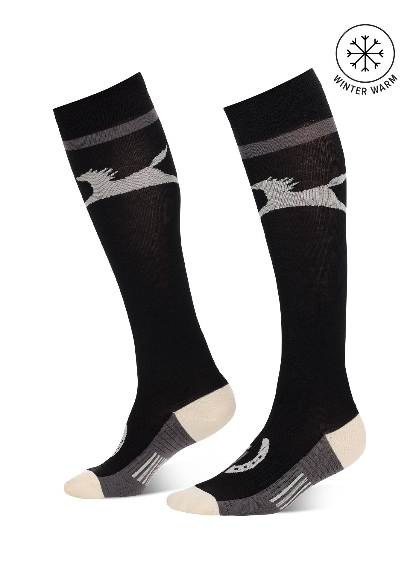 Kids Flying Horse Wool Knee-Hi Riding Socks