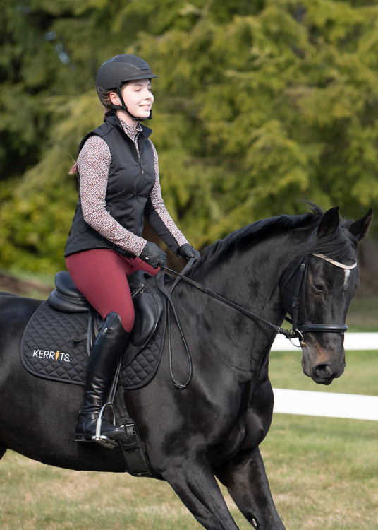 Black::variant::Softshell Riding Vest