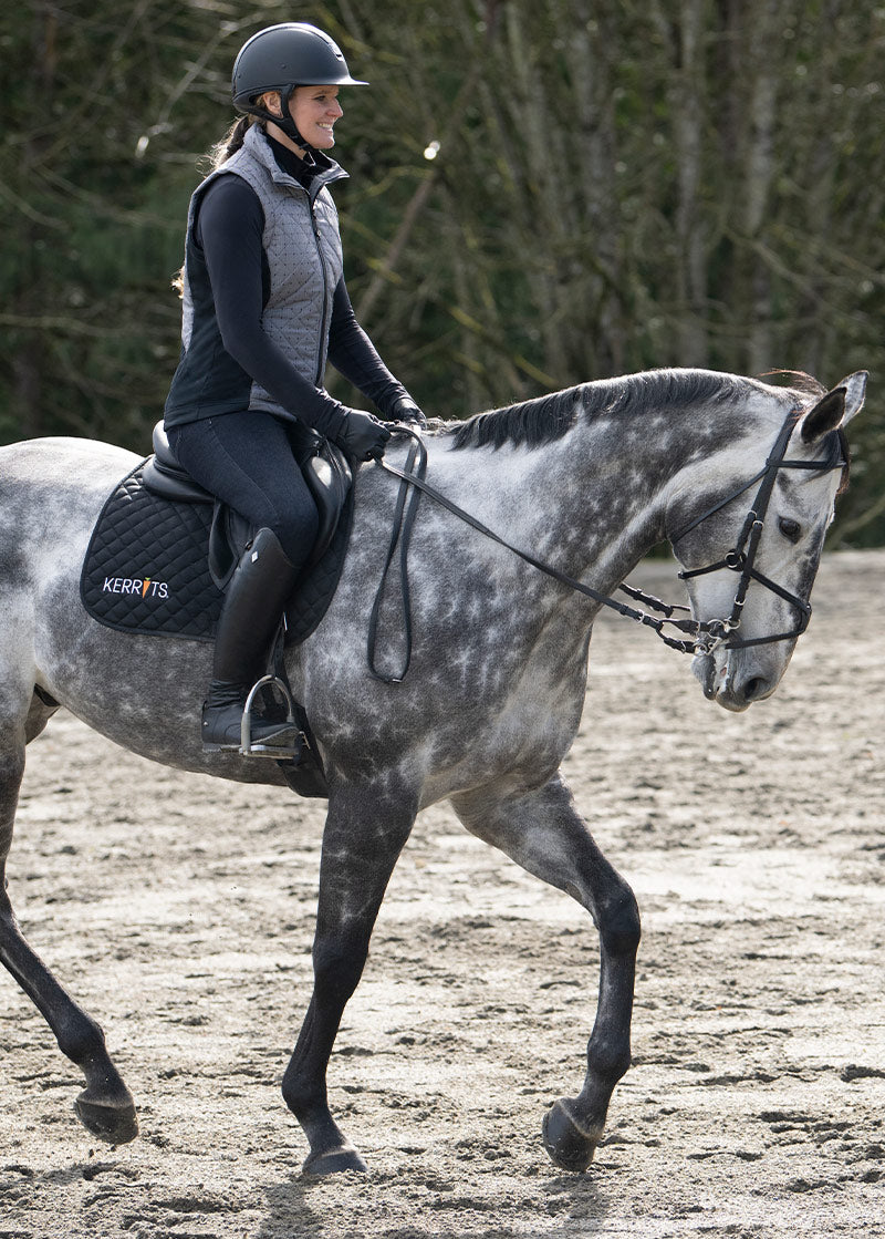 PEPPERCORN HERRINGBONE PLAID::variant::Full Motion Quilted Vest