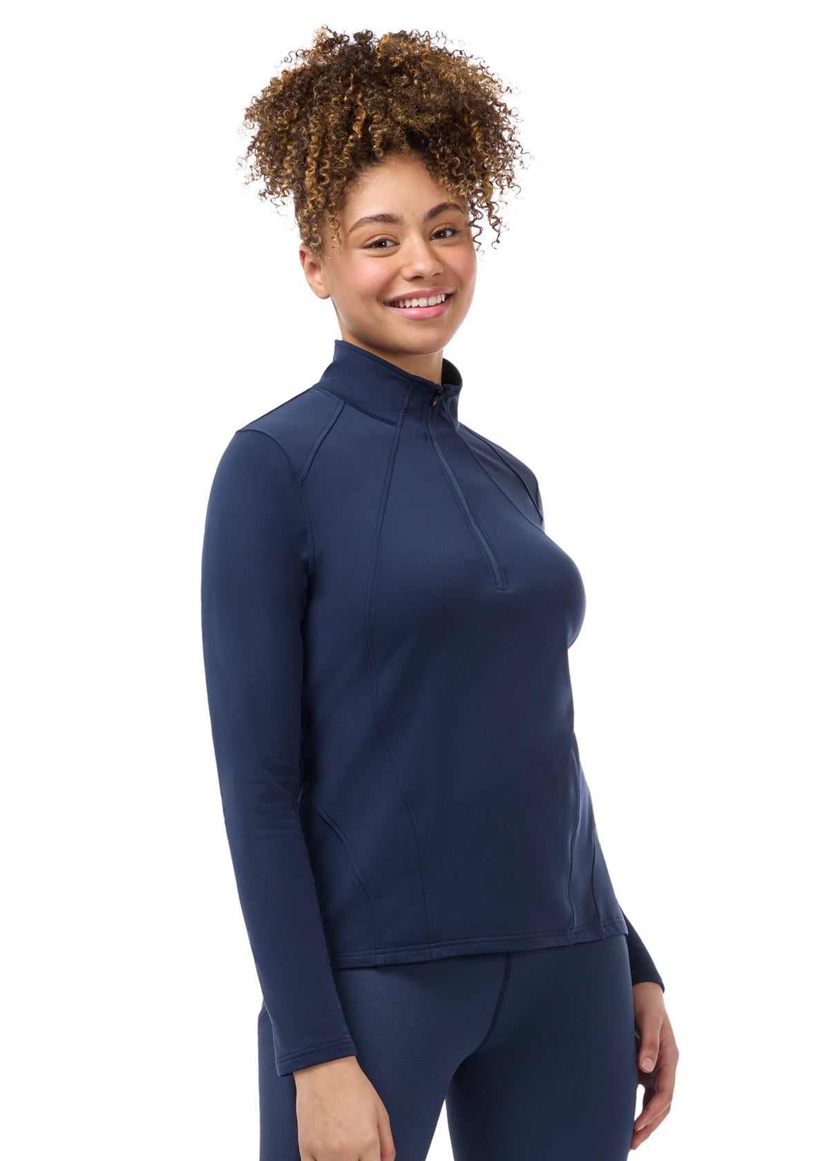 In Stride Quarter Zip Fleece Tech Top