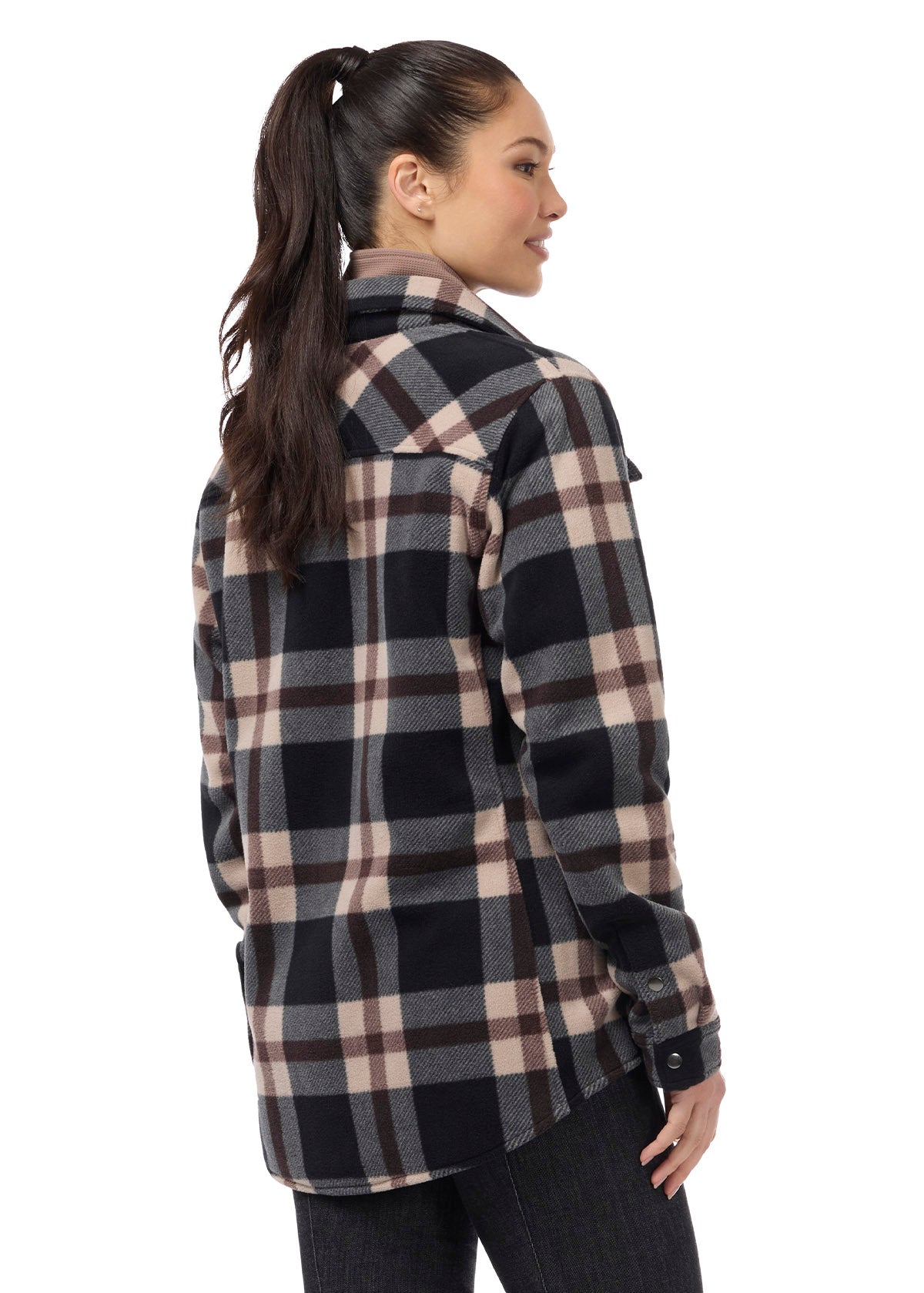 Alpine Fleece Snap Front Barn Shirt