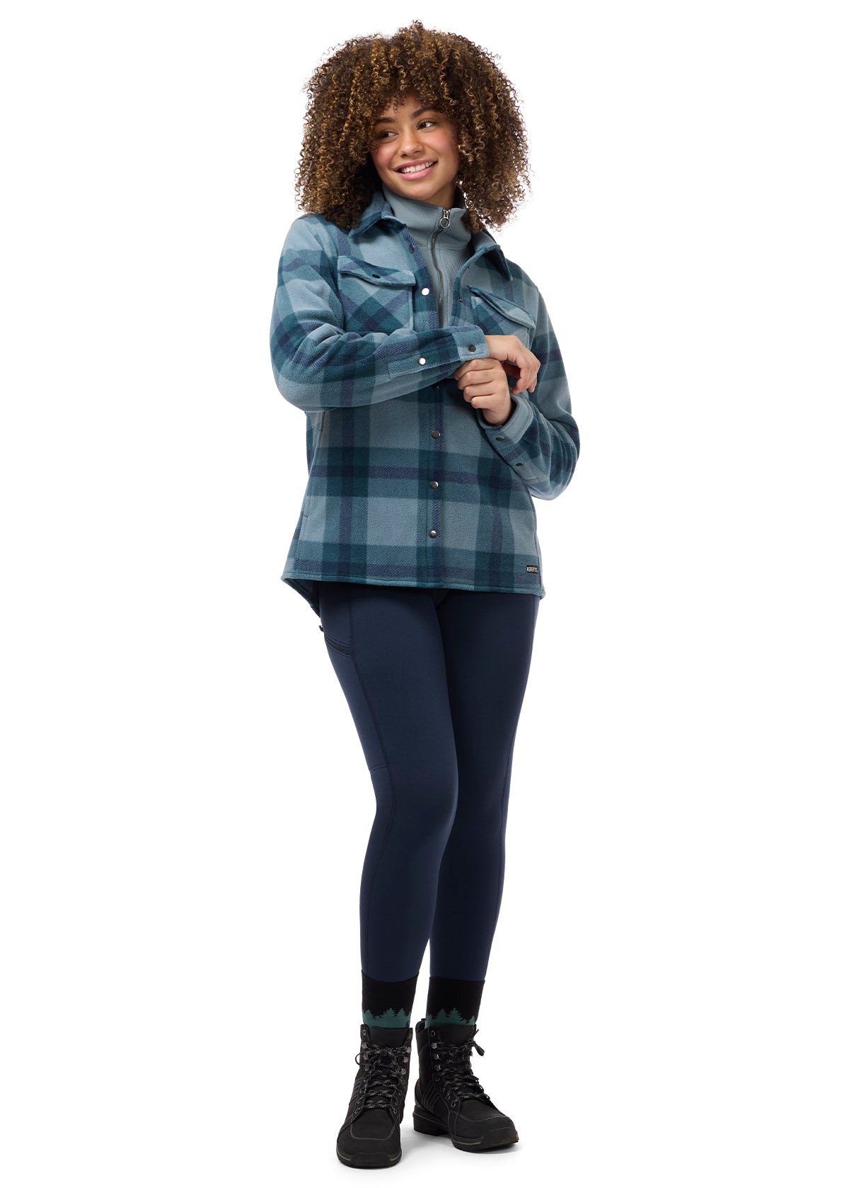 Alpine Fleece Snap Front Barn Shirt