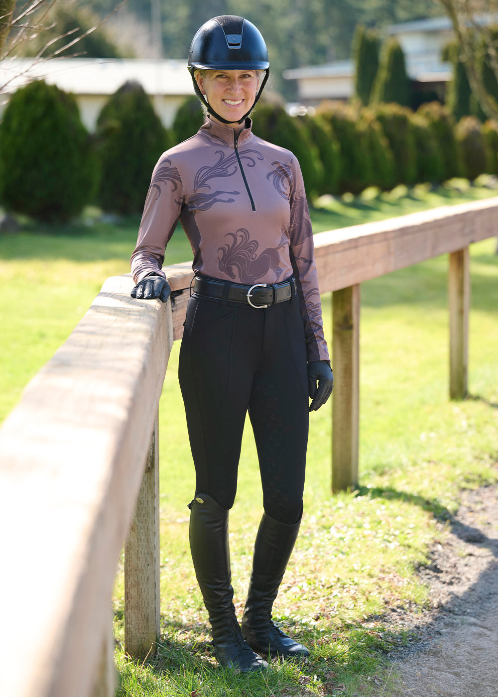 In the Zone Coolcore® Long Sleeve Riding Shirt