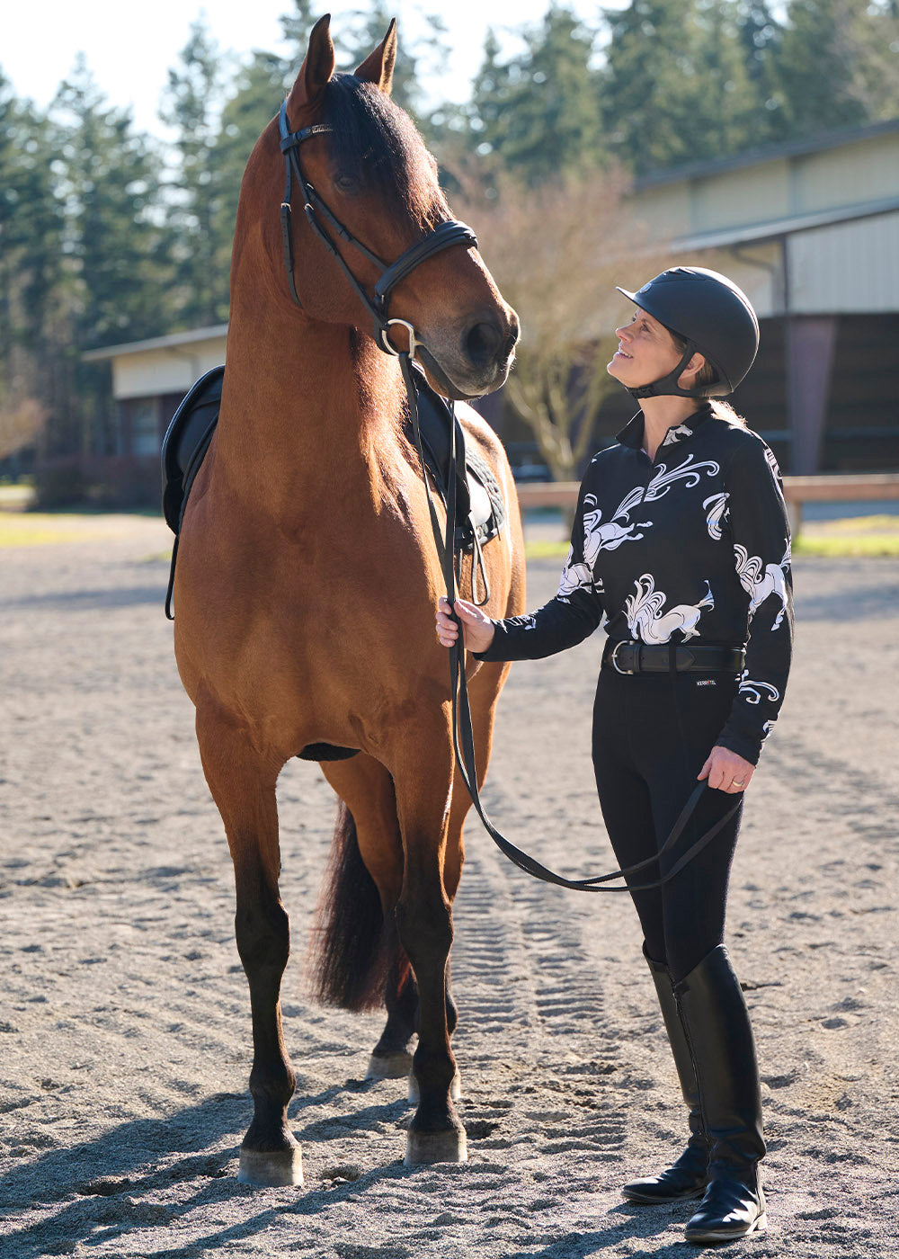 In the Zone Coolcore® Long Sleeve Riding Shirt