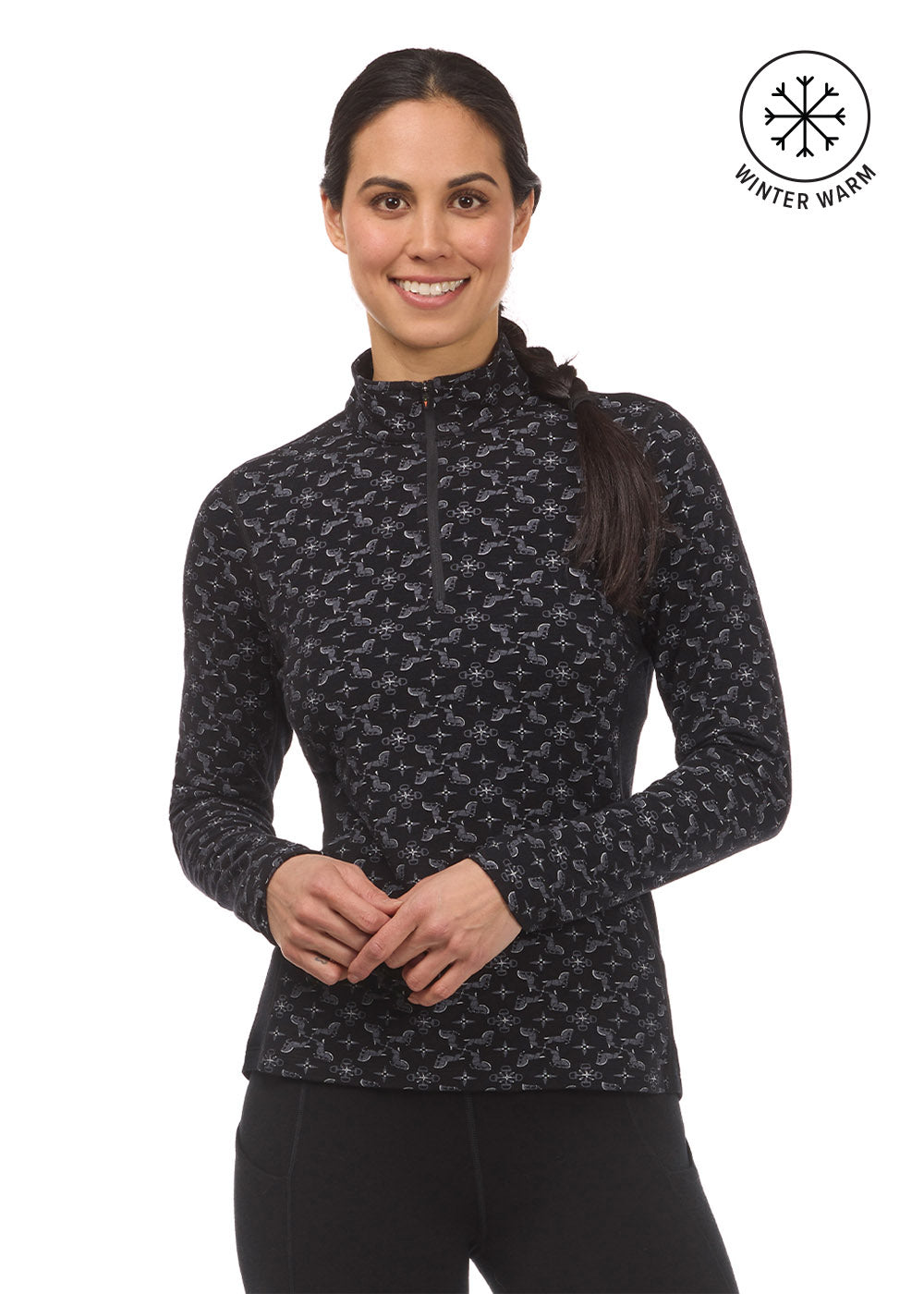 Stable Temp Merino Wool Quarter Zip Top