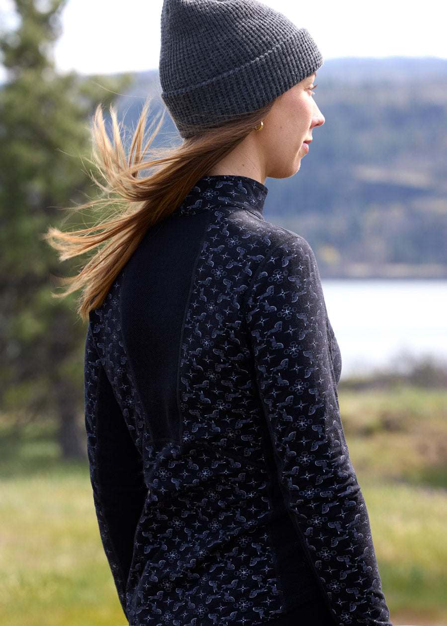 Stable Temp Merino Wool Quarter Zip Top