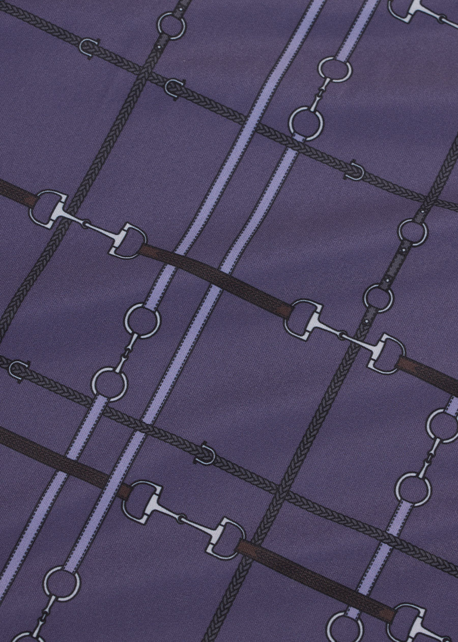 First Level Quarter Zip Stretch Fleece Tech Top - Print
