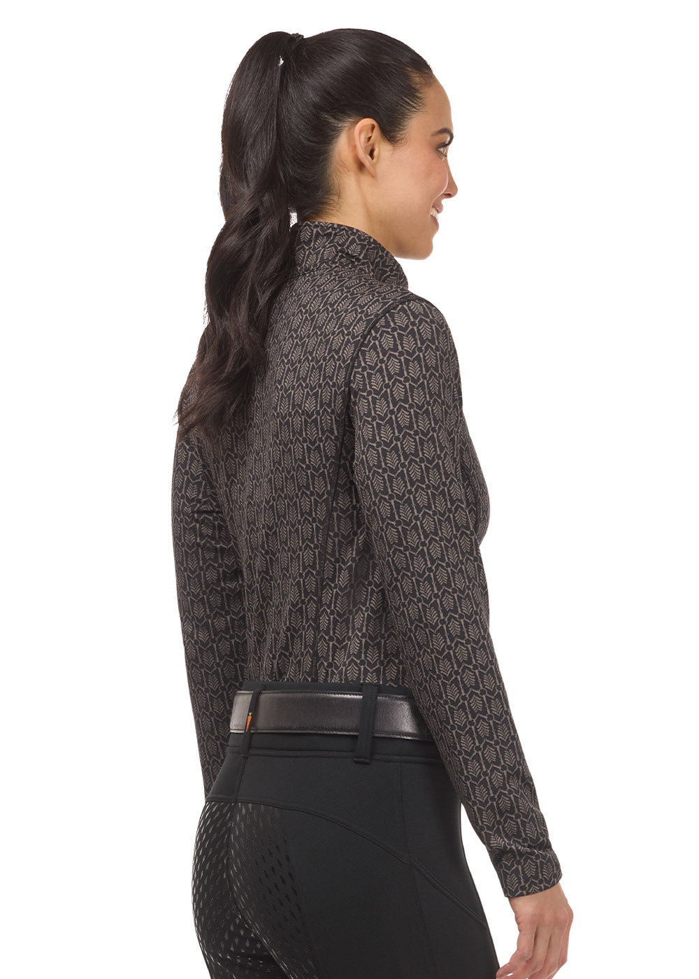 Snaffle Links Fleece Half Zip Riding Top
