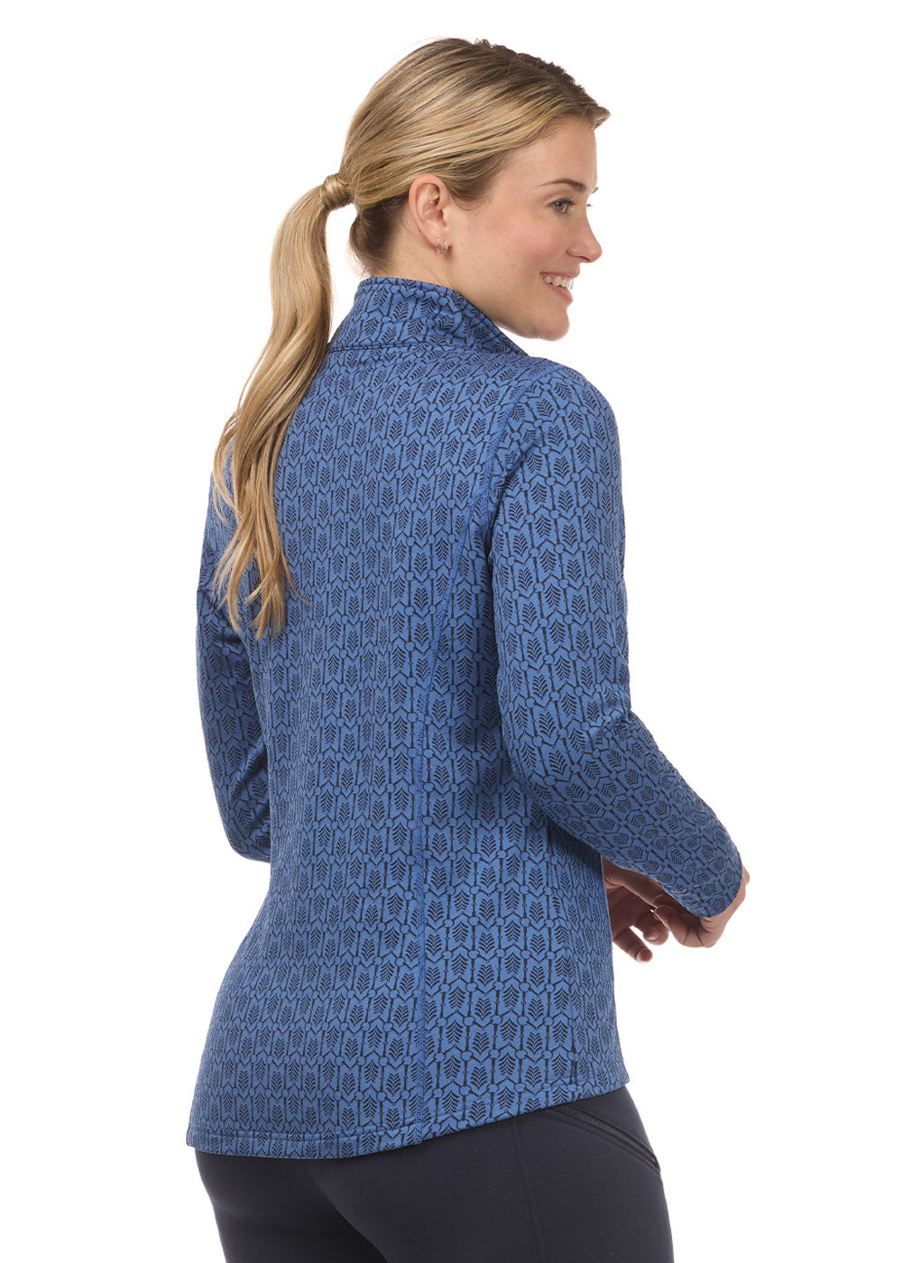 Snaffle Links Fleece Half Zip Riding Top