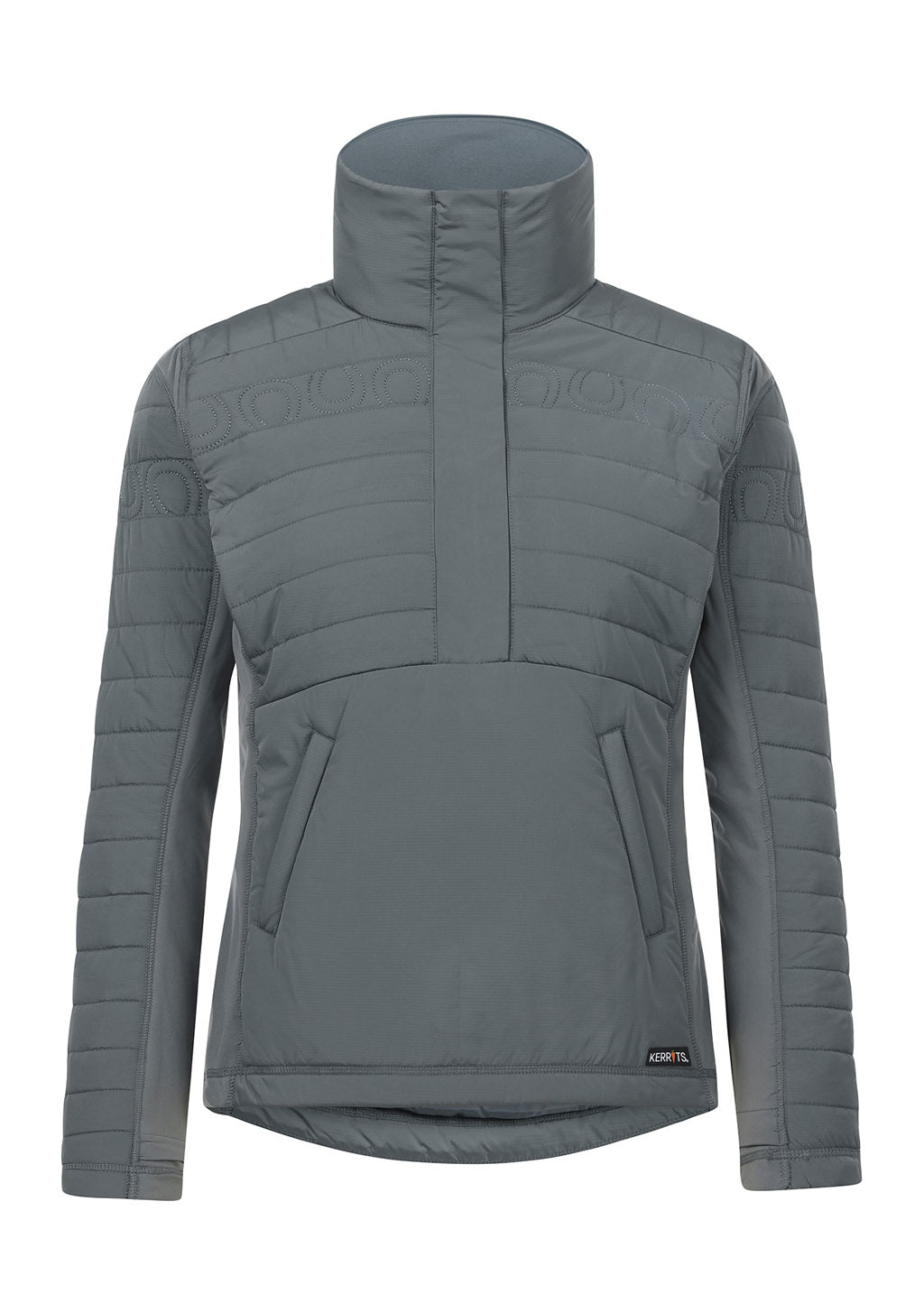 Hoofprint Quilted Pullover Jacket