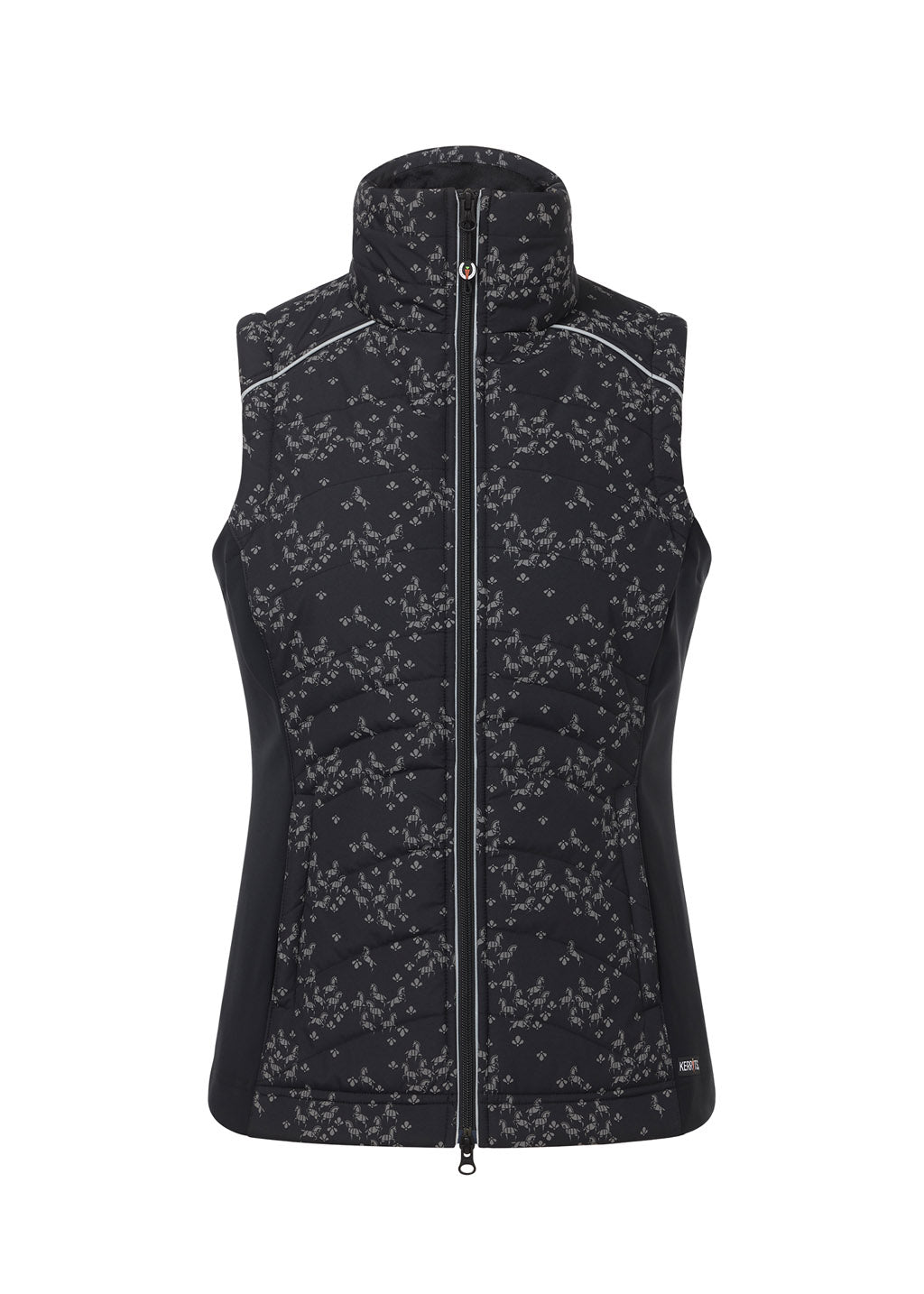 Horse Reflection Quilted Vest - Reflective