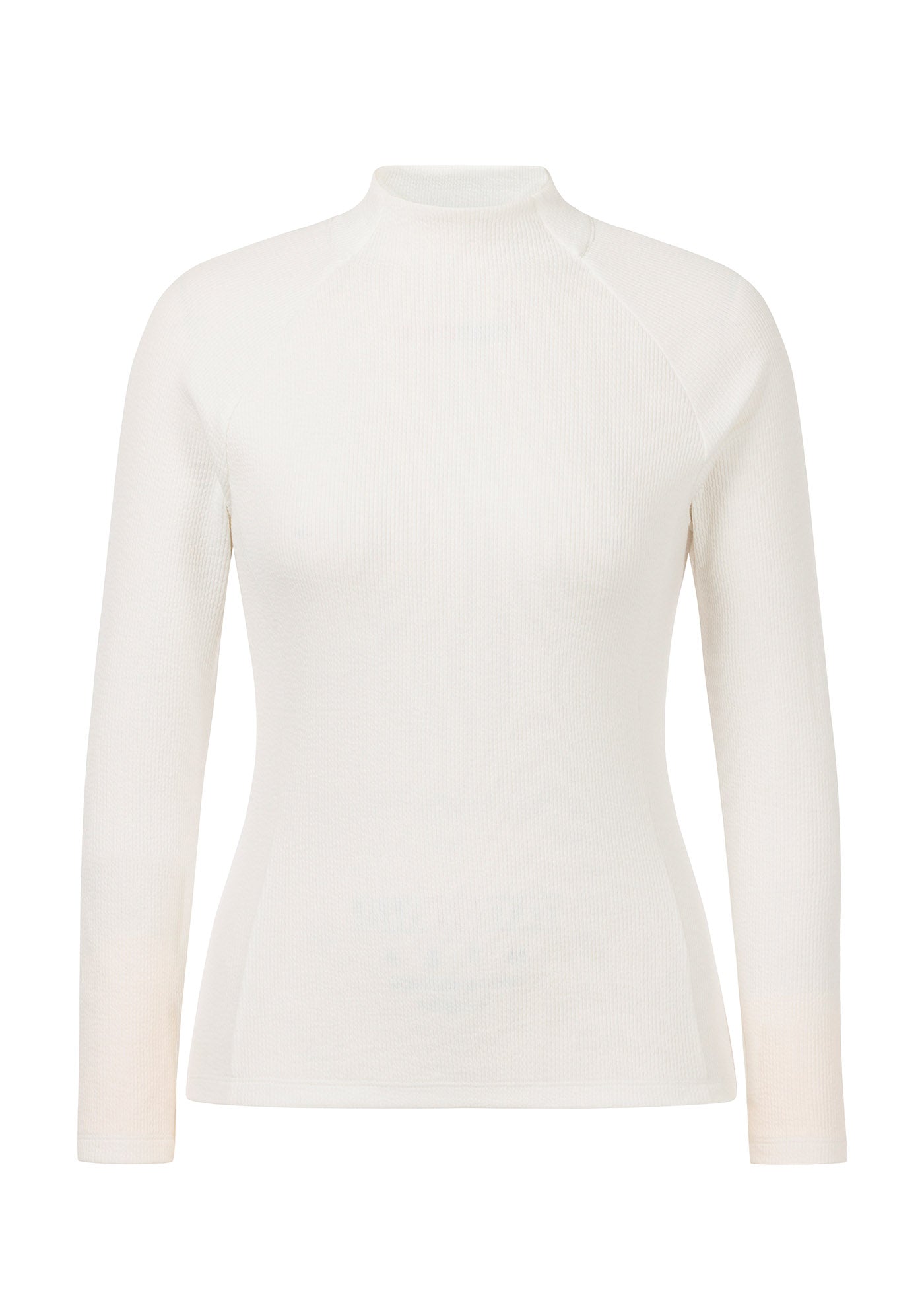 Align Textured Mock Neck Top