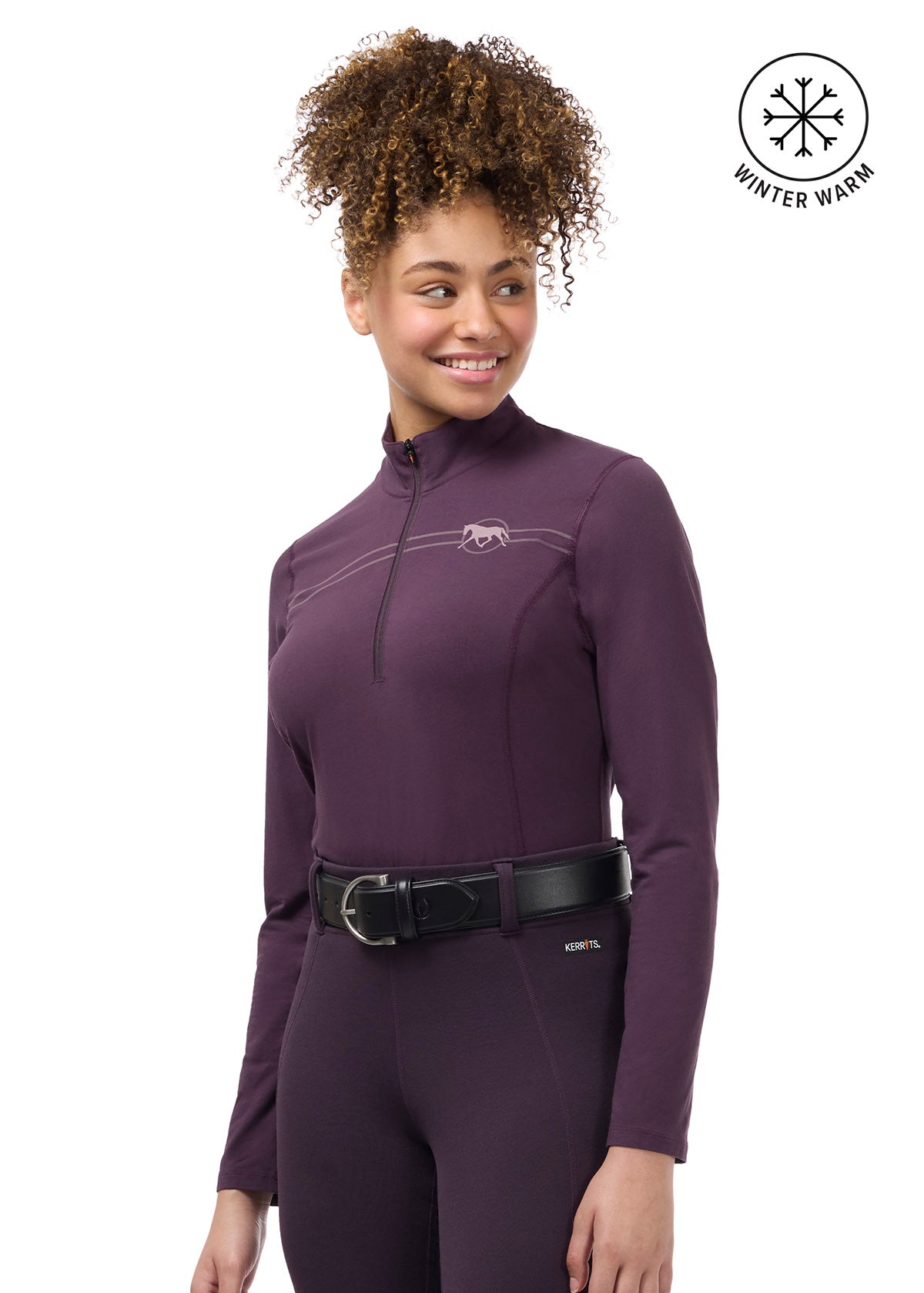 Equi Rhythm Lite Quarter Zip Riding Top