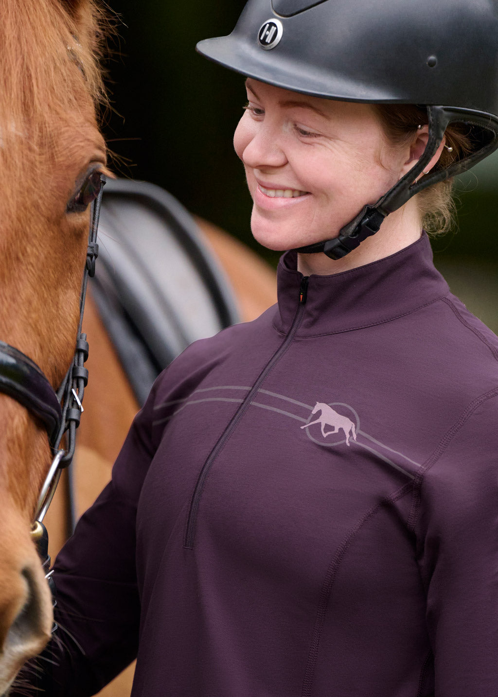 Equi Rhythm Lite Quarter Zip Riding Top