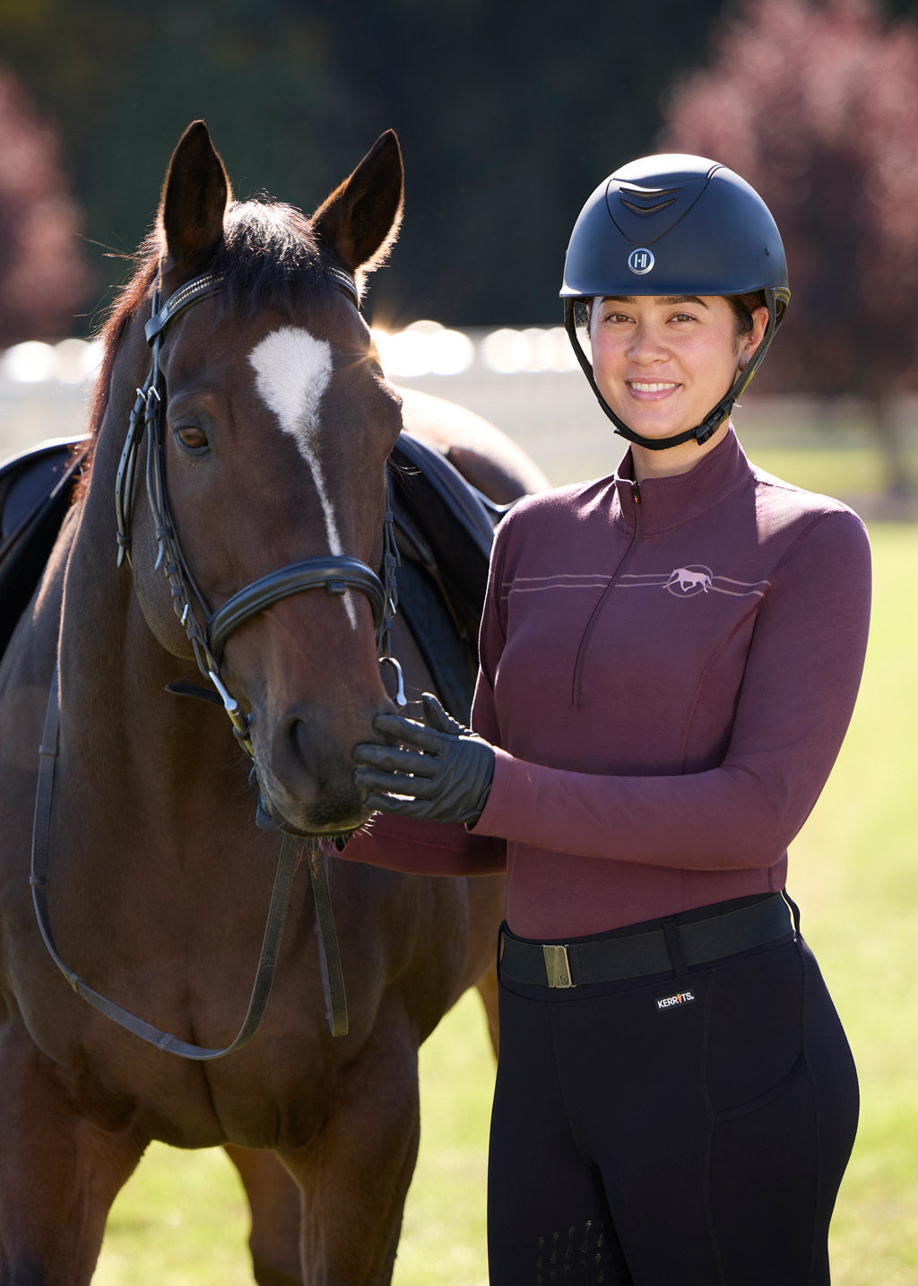 Equi Rhythm Lite Quarter Zip Riding Top