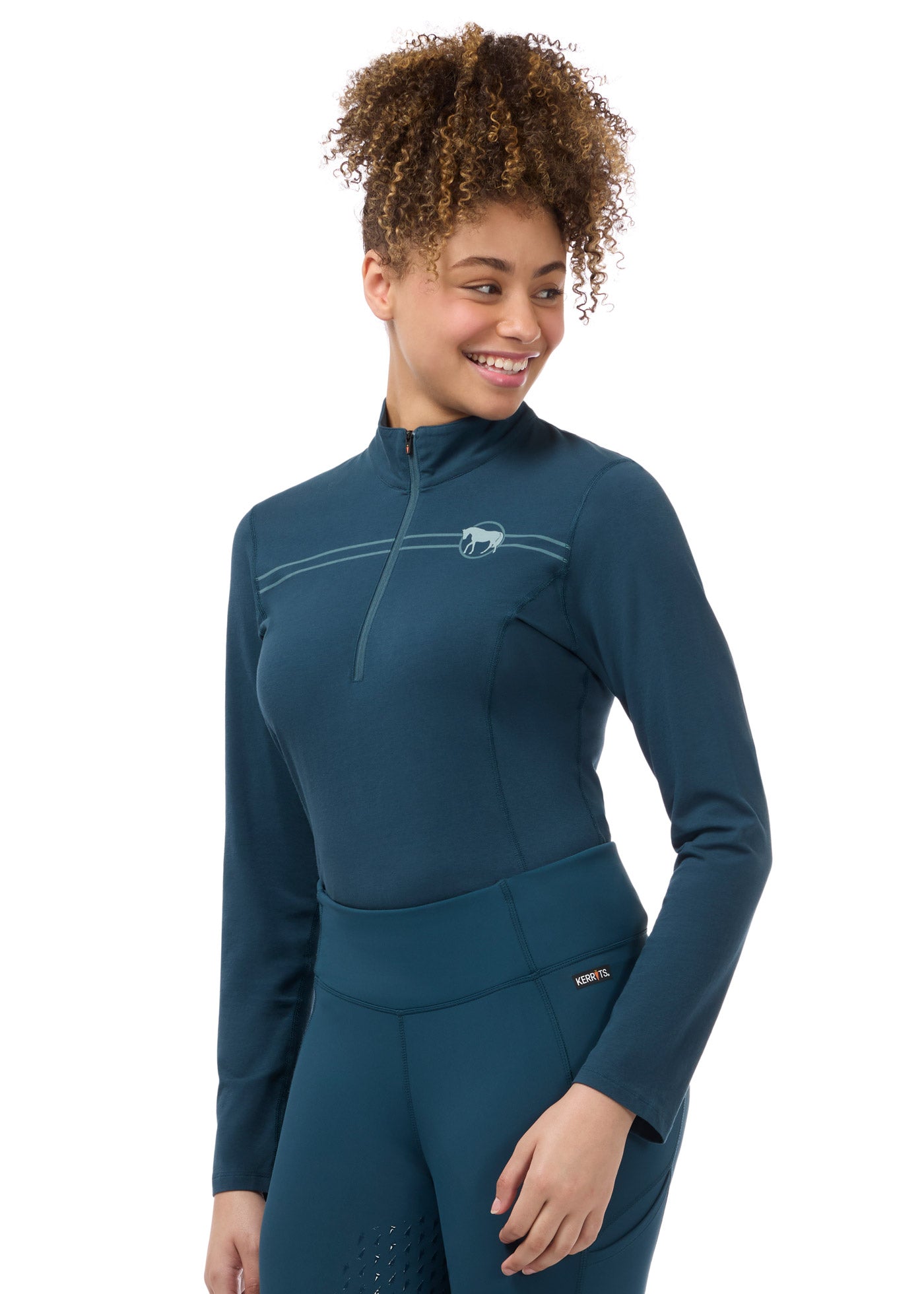 Equi Rhythm Lite Quarter Zip Riding Top